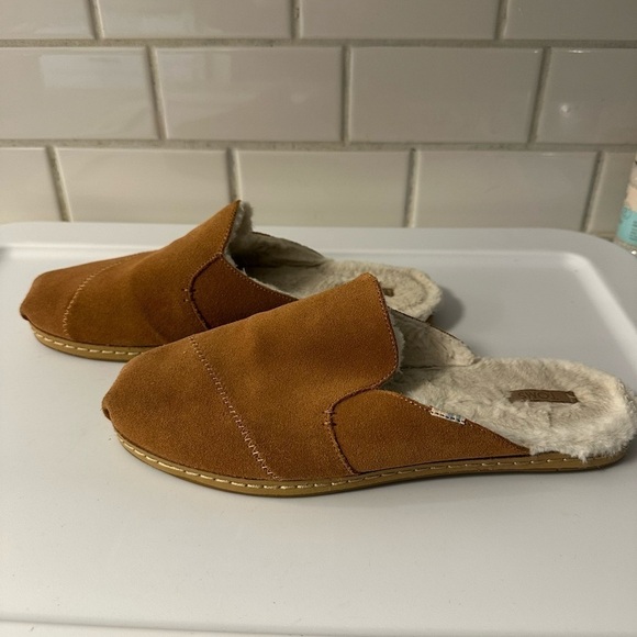 TOMS Nova mule Tan lined woman casual 100% suede quiet luxury woman's mule 9 - Picture 5 of 10